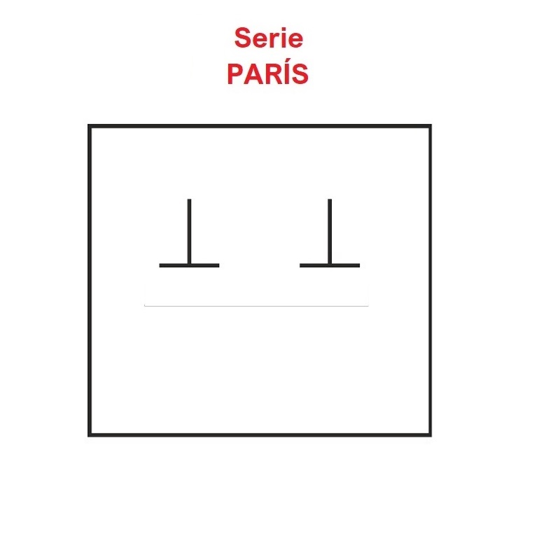 Estuche París Pendientes (grande) 87x91x30 mm.